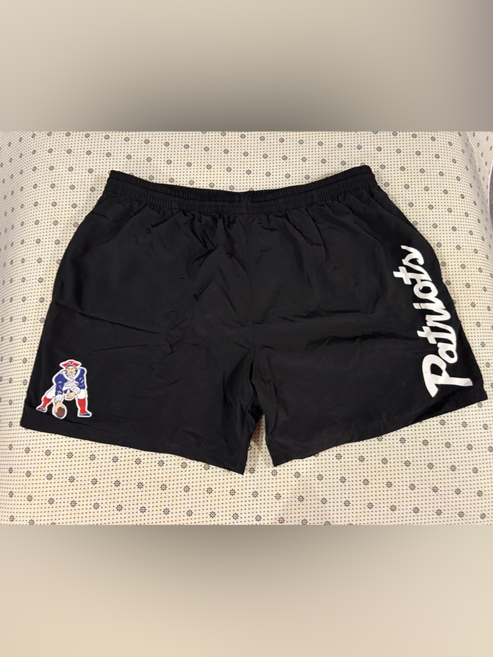 Mitchell & Ness Black Patriots Men's Athletic Shorts